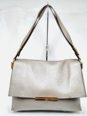 Celine Blade Grey Leather Shoulder Bag